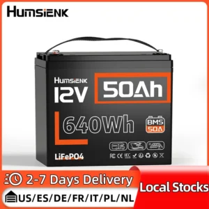 Humsienk 12V 50Ah LiFePO4 aku