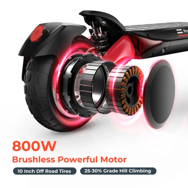 Isinwheel R3 800W 48V 15Ah 45KM/H 35km 10" elektriline tõukeratas - Image 3