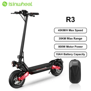 Isinwheel R3 800W 48V 15Ah 45KM/H 35km 10" elektriline tõukeratas