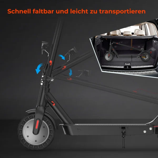 isinwheel E9TMax, E9TMax, 500W, 36V, 10Ah, 20km/h, 40km, 10" elektriline tõukeratas - Image 3