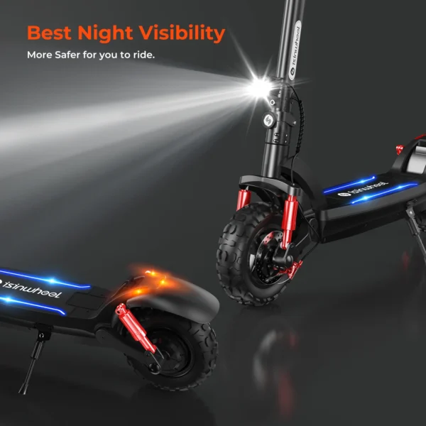 isinwheel GT2 800W 48V 15Ah 45km/h 60km 11" elektriline tõukeratas - Image 6