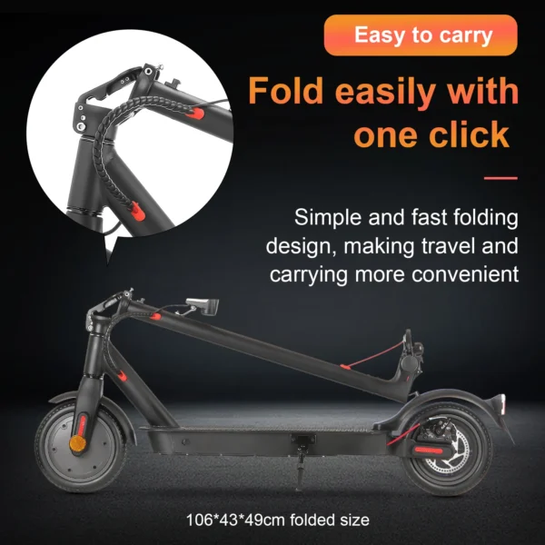 isinwheel e9 pro, E9Pro, 350W, 36V, 7.5Ah, 20km/h, 30km, 8.5" elektriline tõukeratas - Image 6