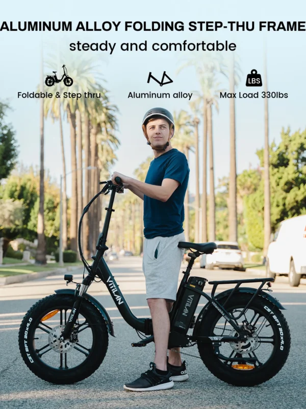 vitilan u7, VITILAN U7, 1200W, 48V, 20Ah, 45km/h, 80km, 20" elektriline maastikuratas - Image 3