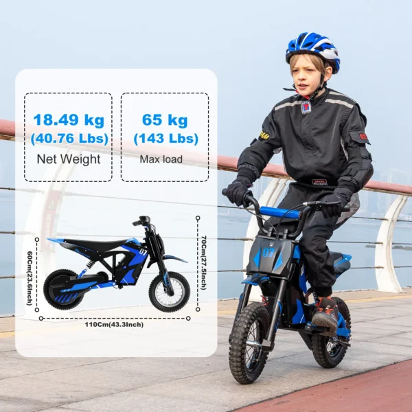 Evercross EV12M 300W 36V 4Ah 25km/h 15km 12" elektriline mootorattas - Image 6