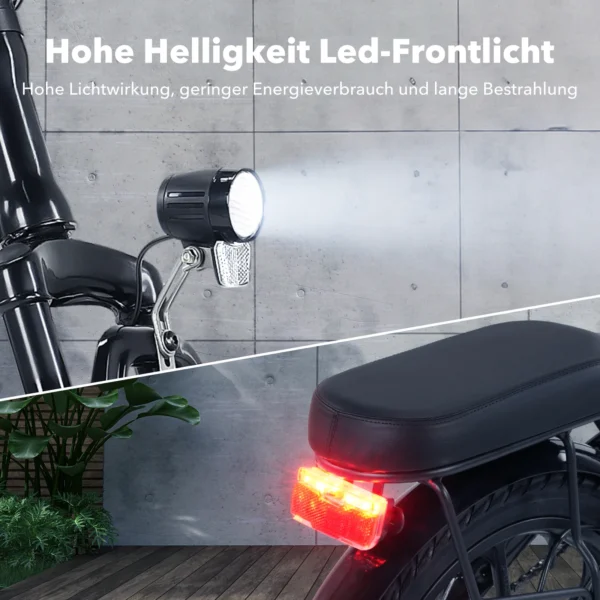 isinwheel U3, mudel U3, 250W, 36V, 7.8Ah, 30km/h, >60km, 16" elektriline jalgratas - Image 4