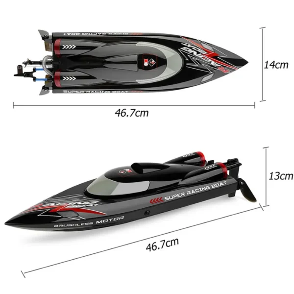 WLtoys WL916 55KM/H brushless RC kiiruspaat laste mänguasi - Image 5