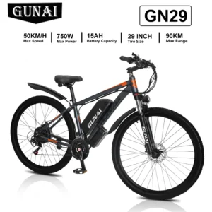 GUNAI GN29 750W 48V 15Ah 50km/h 60km 29" elektriline maastikuratas