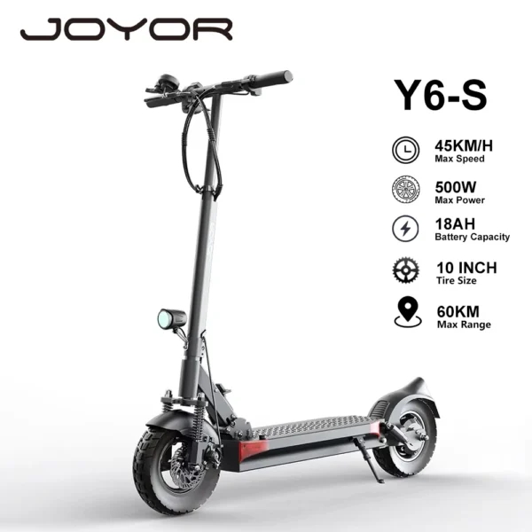 JOYOR Y6-S 500W 48V 18Ah 45km/h 60km 10" elektriline tõukeratas