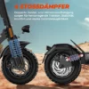 isinwheel T4, T4, 1000W, 48V, 12.5Ah, 20km/h, 70km, 10" elektriline tõukeratas - Image 6