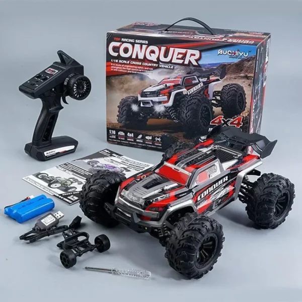 WLtoys 1:16 50km/h 4WD kaugjuhitav monsterauto laste mänguasi - Image 6