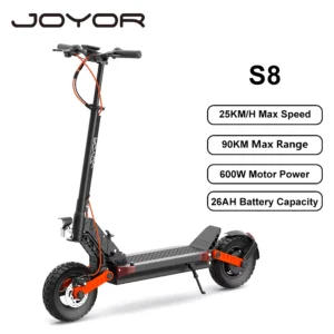 JOYOR S8 600W 48V 26Ah 25km/h 90km 10" elektriline tõukeratas