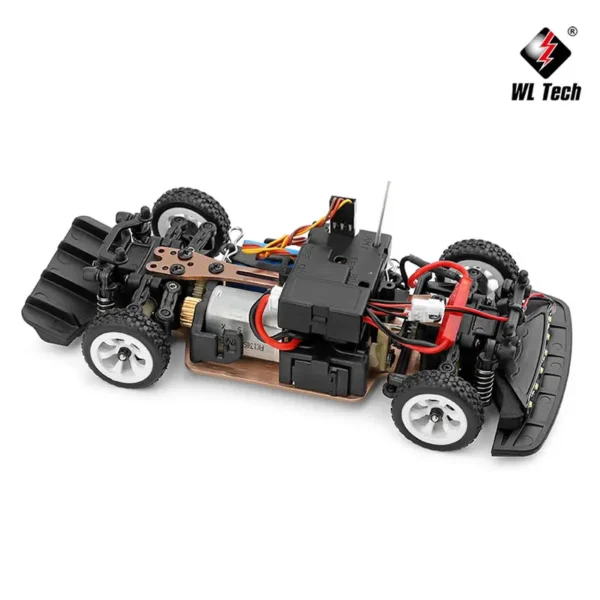 WLtoys 284131 1:28 4WD 2.4G mini RC kiirus-auto LED valgus driftis masin poistele kingitus - Image 4