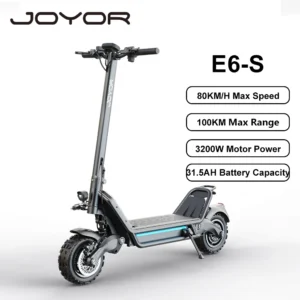 JOYOR E6-S 3200W 60V 31.5Ah 80km/h 100Km 11" elektriline tõukeratas