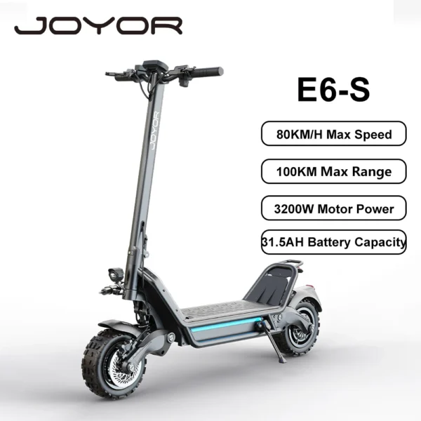 JOYOR E6-S 3200W 60V 31.5Ah 80km/h 100Km 11" elektriline tõukeratas