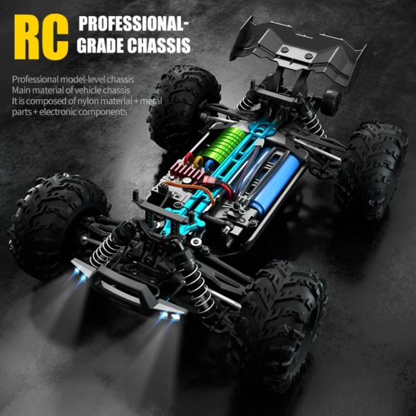 WLtoys 16101 Pro 1:16 75km/h 4WD RC auto - Image 6
