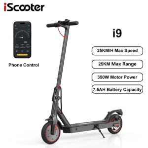 iScooter i9 350W 36V 7.5Ah 25km/h 25km 8.5" kokkupakitav elektriline tõukeratas