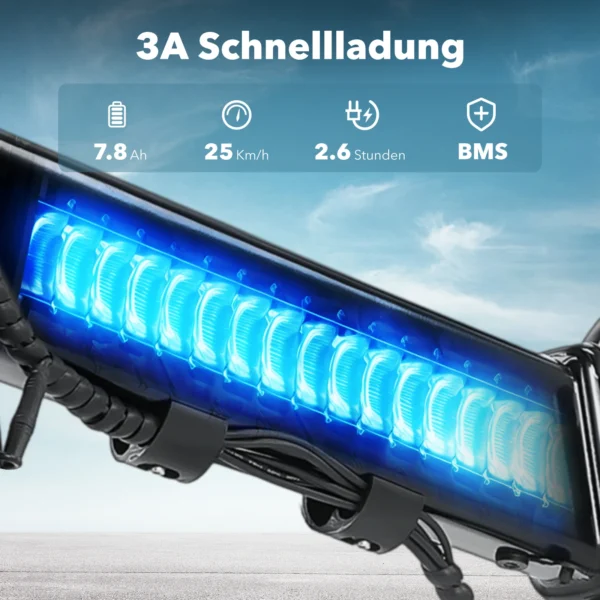 isinwheel U3, mudel U3, 250W, 36V, 7.8Ah, 30km/h, >60km, 16" elektriline jalgratas - Image 2