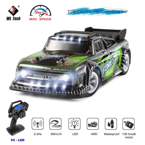WLtoys K989 Pro 1:28 Mini 4WD RC kiirauto drifti mänguasi lastele - Image 5