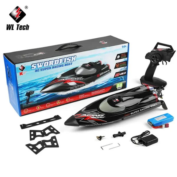 WLtoys WL916 55KM/H brushless RC kiiruspaat laste mänguasi - Image 6