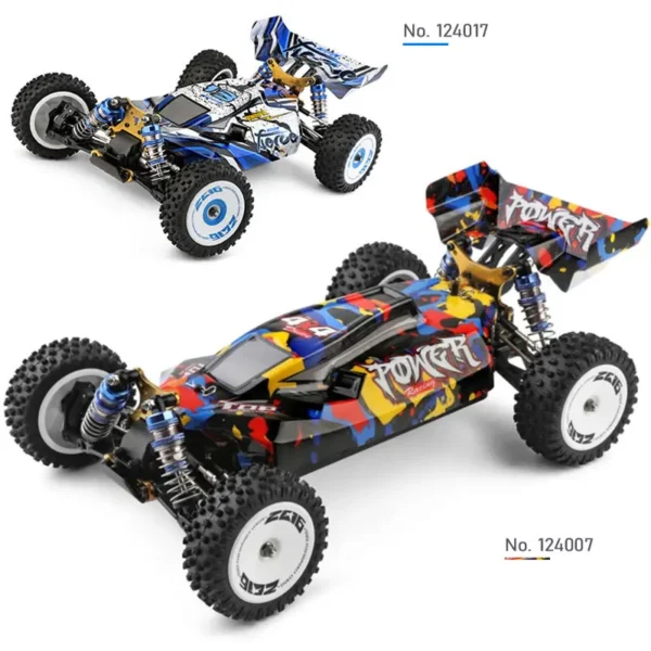 WLtoys 124007 1:12 brushless 4WD RC auto 75KM/H puldiauto poistele kingitus - Image 3