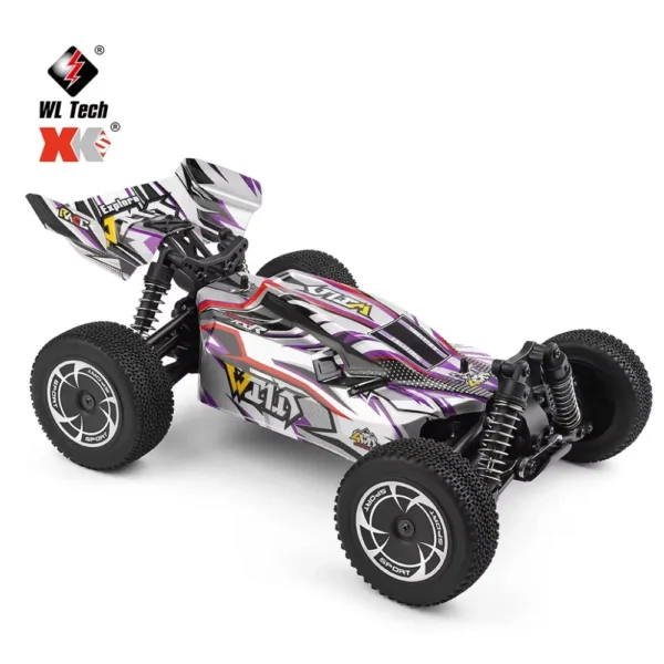 WLtoys 144001 144010 V8 Pro 1/14 4WD RC drift auto 4x4 kõrge kiirus maastikuveoke - Image 4