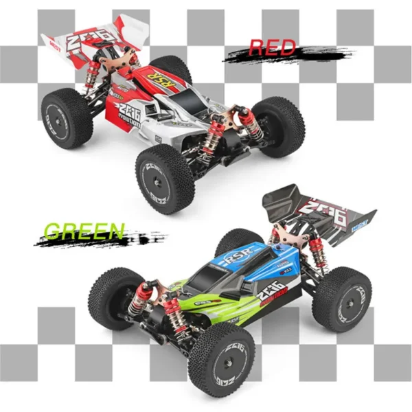 WLtoys 144001 144010 V8 Pro 1/14 4WD RC drift auto 4x4 kõrge kiirus maastikuveoke - Image 5