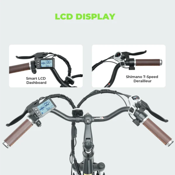 isinwheel U2, U2, 250W, 36V, 13Ah, 32km/h, 75km, 26“ elektriline fat bike - Image 5