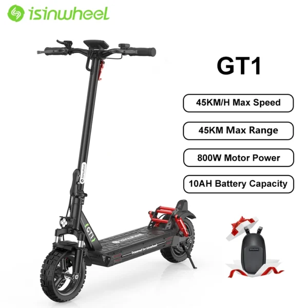 isinwheel GT1 800W 48V 10Ah 45km/h 45km 10" elektriline tõukeratas