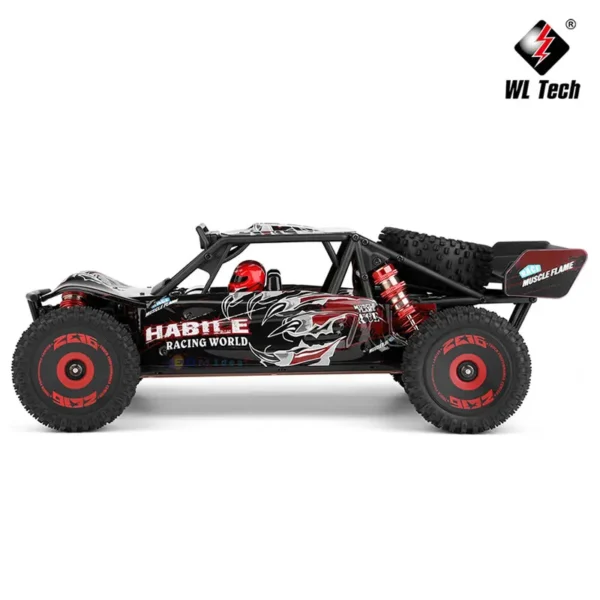 WLtoys 124016 V8 V2 1:12 4WD RC kõrge kiirus, brushless, maastikuauto - Image 4
