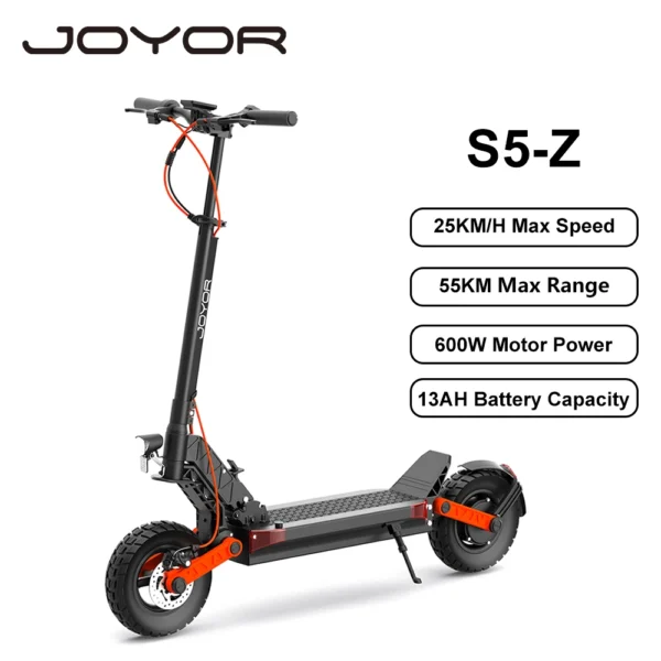 JOYOR S5-Z 600W 48V 13Ah 25km/h 40-55km 10" elektriline tõukeratas
