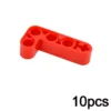 32140 Technic, Liftarm, Modified Bent Thick L-shape 2 x 4<span> - </span>32140-Red