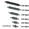 Technic beam sets 24-40 pcs<span> - </span>24pcs-dark grey