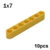 Beams of different lengths, 10 pcs<span> - </span>32524-yellow