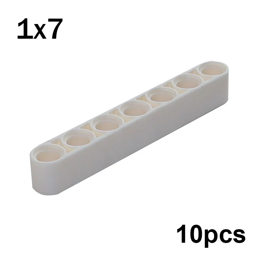 Beams of different lengths, 10 pcs<span> - </span>32524-white