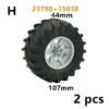 Wheels and tires differ<span> - </span>23798-15038 H