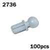 100 pcs. Pins and connectors, various<span> - </span>2736-light gray