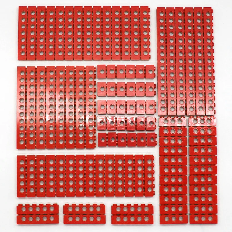 100 pcs Classic set, various beams<span> - </span>red 100pcs