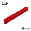 Beams of different lengths, 10 pcs<span> - </span>40490-red