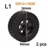 Wheels and tires differ<span> - </span>15038-2Pcs