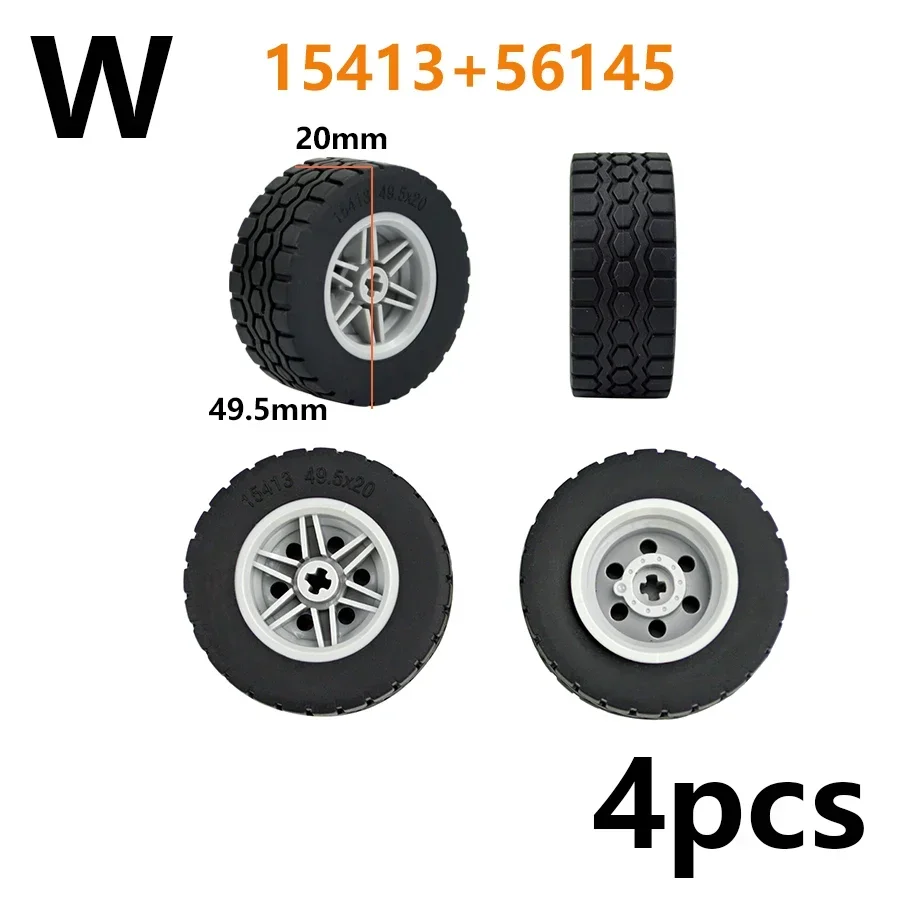 Wheels and tires differ<span> - </span>15413-56145-4 pcs