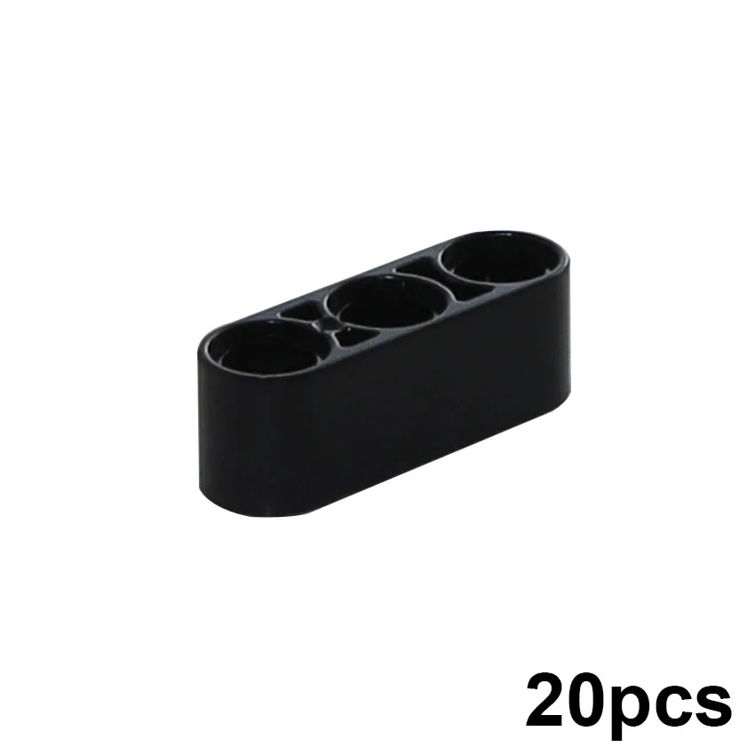 Beams of different lengths, 10 pcs<span> - </span>32523-black