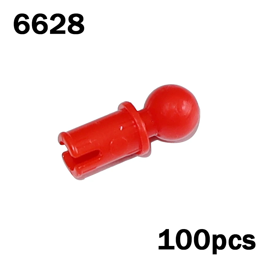 100 pcs. Pins and connectors, various<span> - </span>6628-red