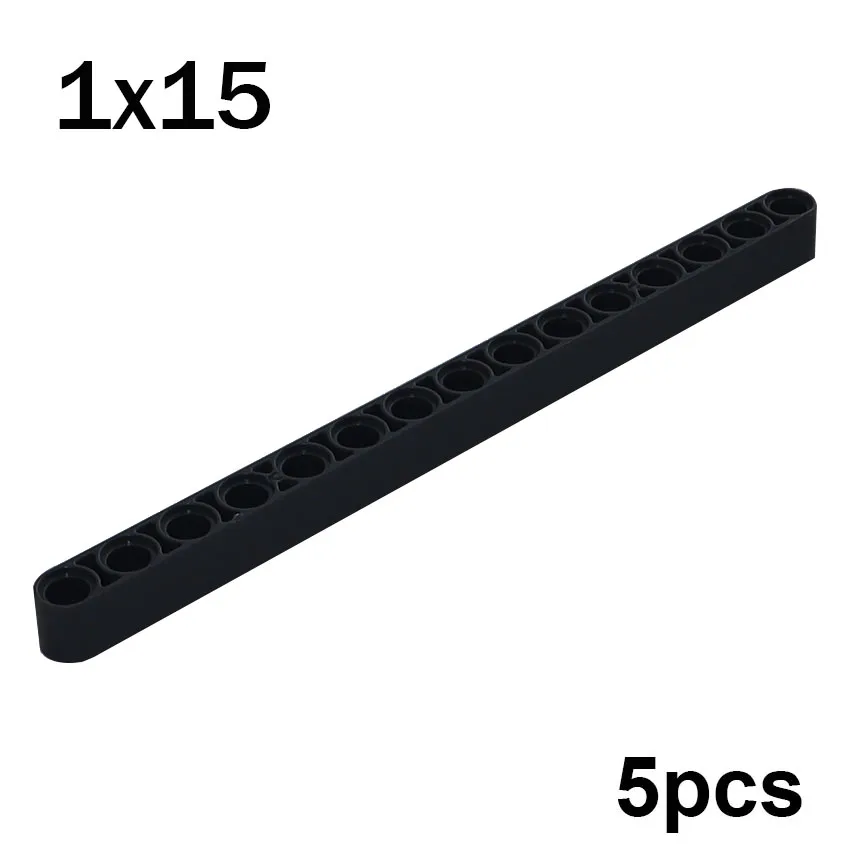 Beams of different lengths, 10 pcs<span> - </span>32278-black