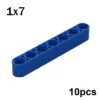 Beams of different lengths, 10 pcs<span> - </span>32524-blue