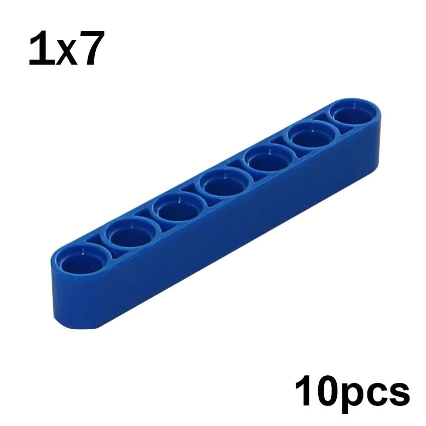 Beams of different lengths, 10 pcs<span> - </span>32524-blue