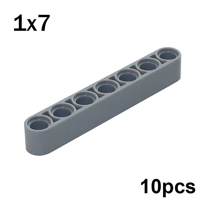 Beams of different lengths, 10 pcs<span> - </span>32524-lightgrey