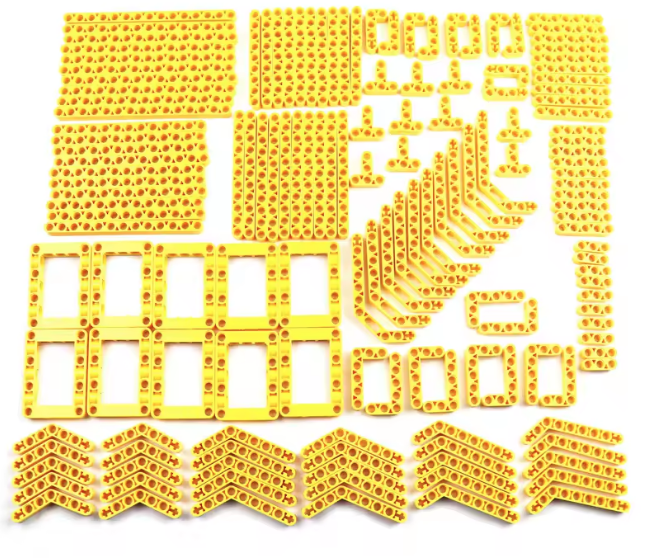 Brickfight building set 1200pcs Mould King<span> - </span>YELLOW