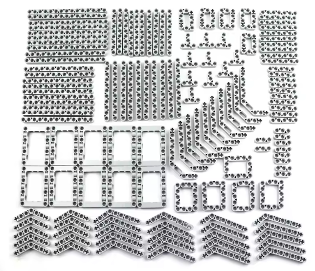 Brickfight building set 1200pcs Mould King<span> - </span>GREY